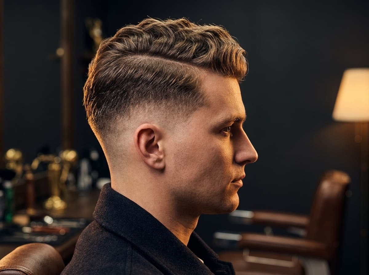 Wavy hair cut at Fresh Cutz Barbers